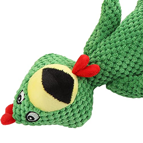 Snufeve6 Juguete de Pollo de Peluche para Perro, Pollo chirriante para Perros Que Hace un Sonido Claro, Cachorros, Juguetes para Masticar, Juguete de Felpa Relleno de Felpa para Interior para Tienda