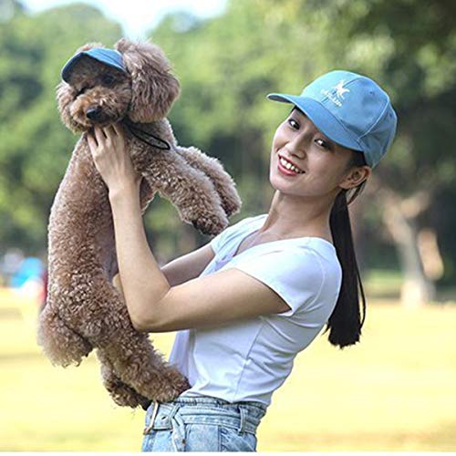 Soapow 2 unids/set perro mamá/papá familia a juego gorra de béisbol moda ajustable al aire libre mascota padre - sombrero niño