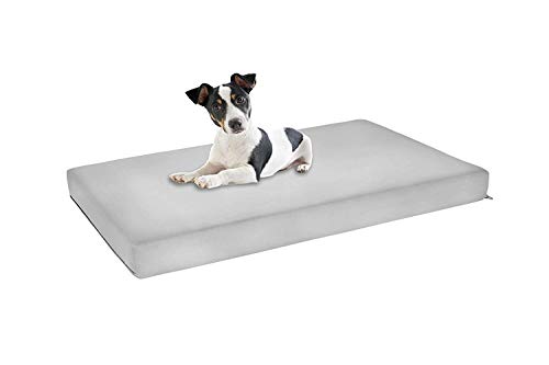 Sogni e capricci MA-MORBIDOSO Grigio CHIARO-80X50X5CM Colchòn Suave para Perros y Gatos, Microfiber, Gris Claro, 80X50CM