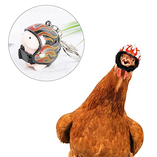 Sombrero Casco De Pollo Sombrero Pollo Mascotas Suministros Creativos para Mascotas, Accesorios para Fotos De Mascotas, Ajustable, Utilizado para Proteger Las Cabezas De Pájaros, Patos Y Pollos