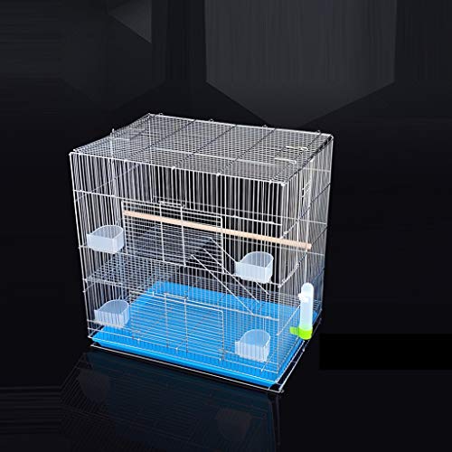 Space- rack Z-W-Dong Jaula del Loro, pájaro del Animal doméstico Jaula Azul de cría Apariencia Jaula de Alambre Revestimiento del Parque al Aire Libre Agapornis Jaula Jaulas para pájaros