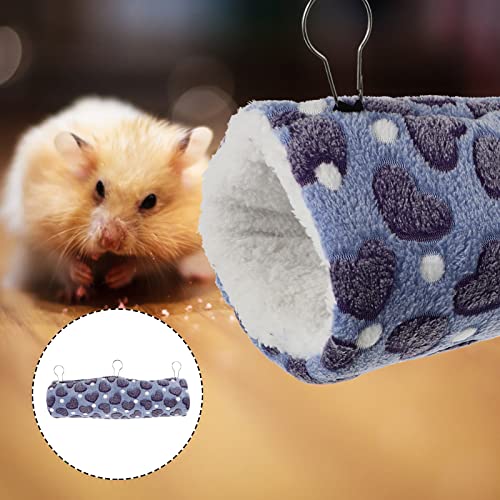 STOBOK Hamster Hamster Tunnel Colgando Chinchilla Hamaca Peluche Hurón Tube Accesorio Hamster