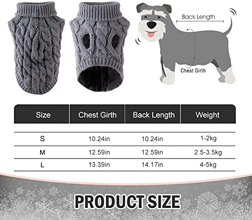 Suéter para Mascotas,Ropa para Mascotas,Suéter para Perro,Mascotas Abrigo de Invierno,Pet Sweaters,Suéter de Perro Cálido Suéter de Invierno Ropa de Perrito Abrigo Suave Perros(M)