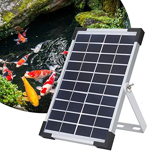 Surebuy Aireador Solar de 10,83 x 6,89 x 0,67 Pulgadas, Tanque de Peces y Bomba de oxígeno de Agua de Acuario, Bomba de Aire Bsv-Ap006, Bomba de aireación de Estanque de Peces pequeños