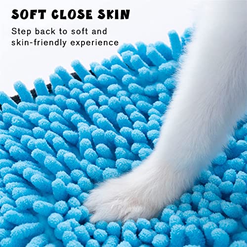 SYT-MD Toalla Perro, Mascota absorbente toalla perros gato baño de baño de secado rápido toalla de baño toalla de baño de toalla de mascotas suministros de limpieza de mascotas suave amigable for la p