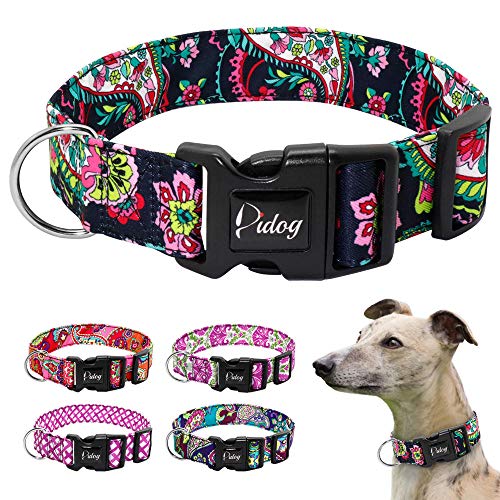 Table Pet French Bulldog Pitbull Dog Collars For Medium Large Dogs Beagle Bulldog Collar Perro-Rose Red_L