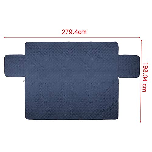 TANKE Alfombrilla para sofá-Nuevo 3 plazas Antideslizante para sofá, Funda Protectora para sofá, Mascota, Perro, Gato, Alfombrilla, Manta Azul 28,9 oz