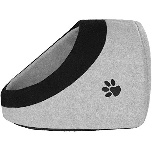 TecTake 800638 - Cama para Mascotas Dreamer, Cesta para Gatos y Animales pequeños, Lecho de Peluche con Cojín Extra Grueso (Type 2 | No. 402925)