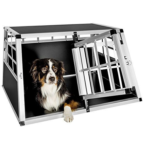 TecTake Transportín de Aluminio para Perros - Varias tamaños - (89x69x50cm | no. 400549)