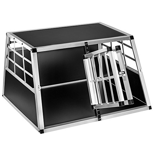 TecTake Transportín de Aluminio para Perros - Varias tamaños - (89x69x50cm | no. 400549)