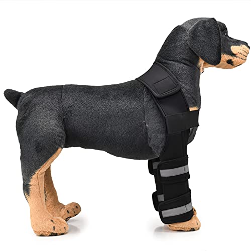 TEHONGMAI Manguito De Recuperación para Perros, Soporte para Codo Y Hombro Canino Displasia De Codo, Artrosis De Codo Y Dislocación De Hombro (2 Piezas)