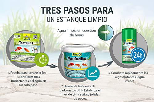 Tetra Pond AlgoRem 3 L - Combate las algas flotantes (agua verde) en 24 horas