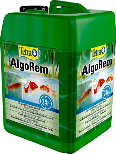 Tetra Pond AlgoRem 3 L - Combate las algas flotantes (agua verde) en 24 horas