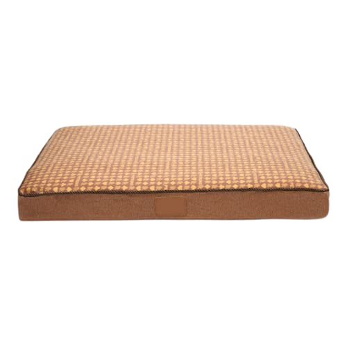 TIENDA EURASIA® Cama para Perros Originales - Cama Perro Acolchada con Funda Lavable y Relleno de Espuma de 8 cm de Grosor (120x80x8cm, Marron)