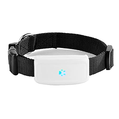 TKMARS Ccollar GPS Perros 500mAH Espera Larga Localizador GPS Perros IP66 Impermeable Seguimiento en Tiempo Real Dog GPS Tracker para Gatos con App Gratis,Alarma Móvil, TK911