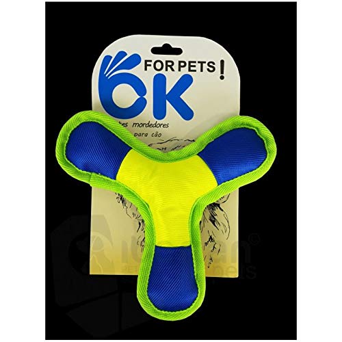 TODOPETS Mordedor Acuatico Boomerang Oxford 18 cm para Perro