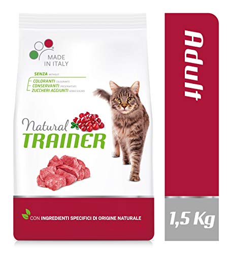 Trainer Natural Cat Adult con Ternera, 1,5 kg x 6-9000 g