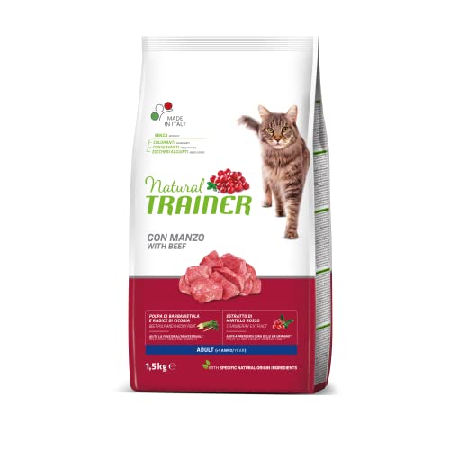 Trainer Natural Cat Adult con Ternera, 1,5 kg x 6-9000 g