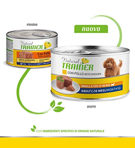 Trainer Natural Paté para Perros Mini-Toy Adult con Pollo - 24 x 150g - 3,6kg