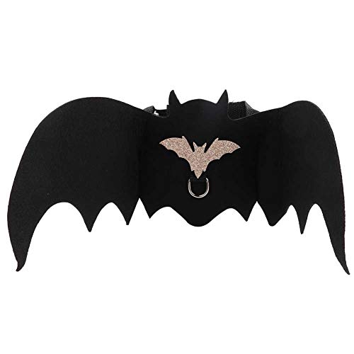 Traje de murciélago Alas Perro de Mascota Traje de Vampiro Alas Batman Cosplay Andar Arnés Chaleco Pecho Correa Arnés Vestido de Lujo Traje Traje Chaleco Decoración para Fiesta Festival Halloween(S)