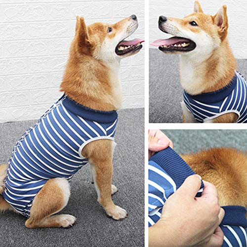 Traje de recuperación para perros y gatos después de la cirugía, ropa postoperatoria para perros masculinos y femeninos, pijamas para mascotas, ropa quirúrgica para heridas abdominales y destete