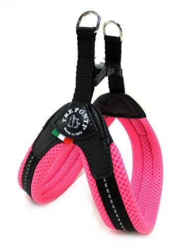 tre Ponti tf224 a Easy Fit Malla Fix Neon, tamaño 3, Color Rosa