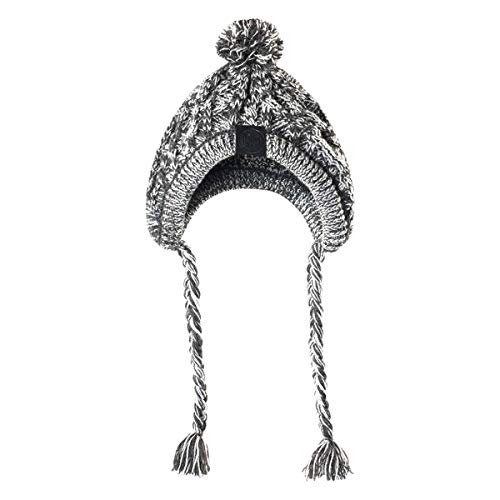 Triamisus Sombrero para Perros Sombreros para Mascotas Perros Gorro cálido de Invierno Gorro de Lana para Perros a Prueba de Viento Accesorios para Perros Disfraz de Cachorros para Perros - Gris S