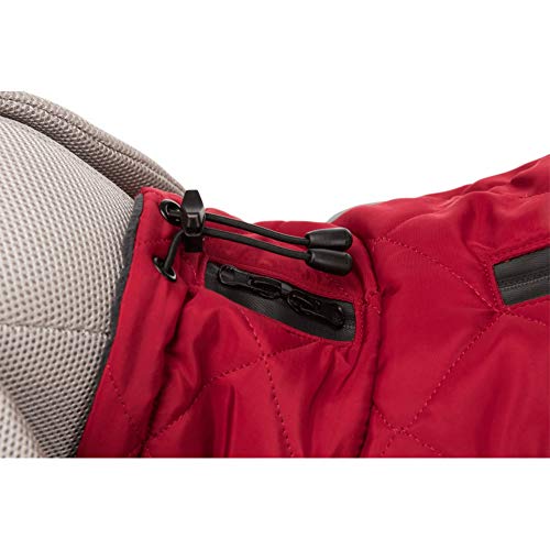 TRIXIE Abrigo Minot, L: 55cm: 60–83 cm, Rojo, Perro