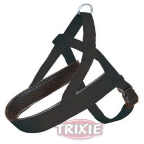 Trixie Arnés Noruego Premium, L-XL, 68-88cm/50mm, Negro