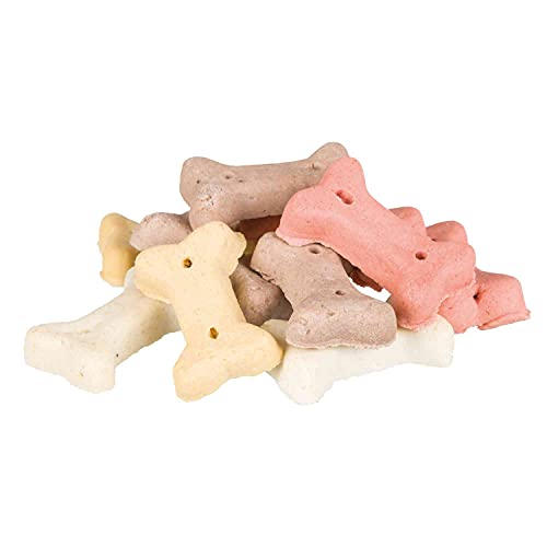 TRIXIE Cubo Snacks de Galleta, Huesos, 1.300 g, Perro