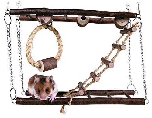 Trixie Puente Colgante Natural Living, 27 × 17 × 7 cm, Pequeños Mamíferos