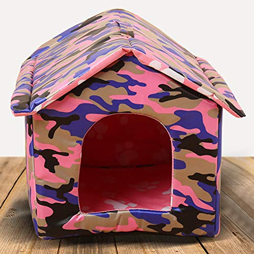 turkeybaby Caseta para animales domésticos, tienda de jardín, portátil, impermeable, para gatos, plegable y plegable