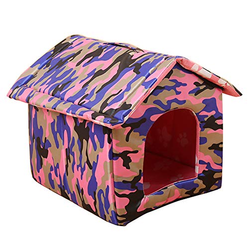 turkeybaby Caseta para animales domésticos, tienda de jardín, portátil, impermeable, para gatos, plegable y plegable