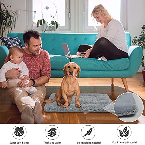 TVMALL Colchoneta para Perros Pequeños, Medianos y Grandes, Reversible Manta para Perro Gato Colchón Lavable para Mascota Cojín de Felpa Suave portátil Adecuado para Viajes al aire libre, Automóvil, S