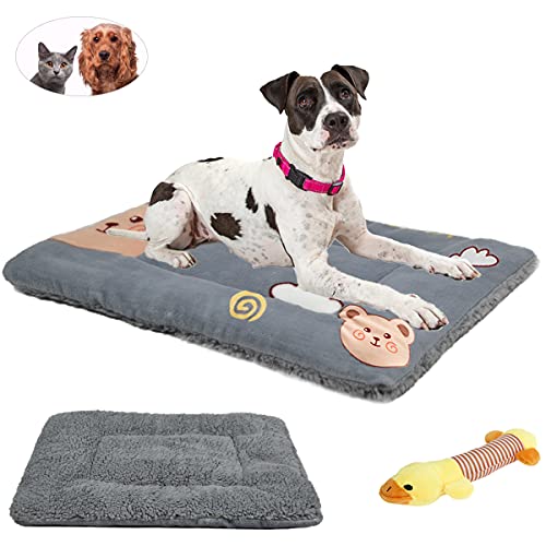 TVMALL Colchoneta para Perros Pequeños, Medianos y Grandes, Reversible Manta para Perro Gato Colchón Lavable para Mascota Cojín de Felpa Suave portátil Adecuado para Viajes al aire libre, Automóvil, S