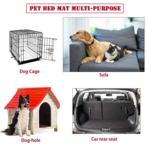 TVMALL Colchoneta Perros Cama para Gatos cojín para sofá Cama Lavable para Gatos Grandes medianos y pequeños Forros Mantas Perros Suave y cómoda Almohadas para Perros - Can be Used on Both Sides