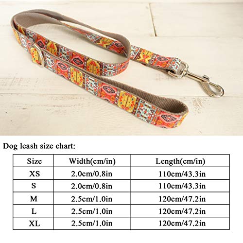 TVMALL Collar de Perro Ajustable para el Aire Libre, para Mascota, Correa, Cuerda, Collar Estilo Bohemio, para Perros medianos y pequeños