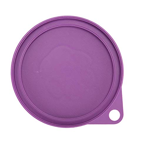 U-K 2PCS Cubiertas de Comida para Mascotas Perro Gato Puede Lata Cubierta de Lata Almacenamiento de Comida para Mascotas Reutilizable Cubierta de la Tapa Tapa Tapa Superior con latas de Mascotas