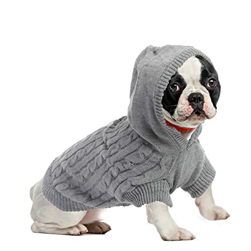 ubest calientes Perros Jersey, mujer Coron Sudadera para perros pequeños, perros Gato Jersey para otoño invierno, 3 colores, 2 tipos, XS-XL)