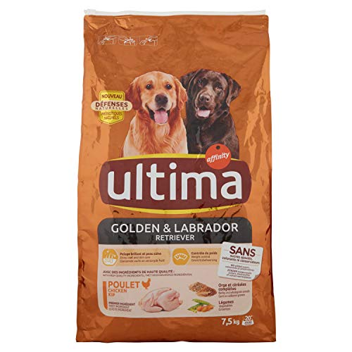 ULTIMA Croquettes au poulet - Pour Labrador et Golden Retriever adulte - (x1)