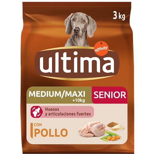 Ultima Pienso para Perros Medium Maxi Senior con Pollo - 3000 gr