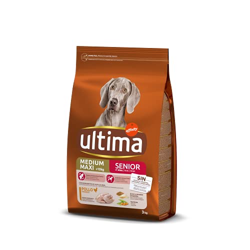 Ultima Pienso para Perros Medium Maxi Senior con Pollo - 3000 gr