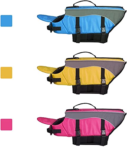 UniGiraffe Color Pet Life VIDAJE TAMAÑO TAMAÑO Ajustable Perro Lifesaver Seguridad DE Seguridad Vestido Reflectante Pet Pet Life Preserver Perro DE Perro Capa DE VALURA DE Venta para Nadia Surf