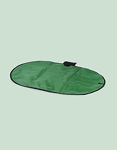 United Pets Lazy Dog Mat – Cama portátil para Perros, Plegable, para Restaurante y de Viaje, Alfombrilla Ligera, Verde y Rosa, Talla única