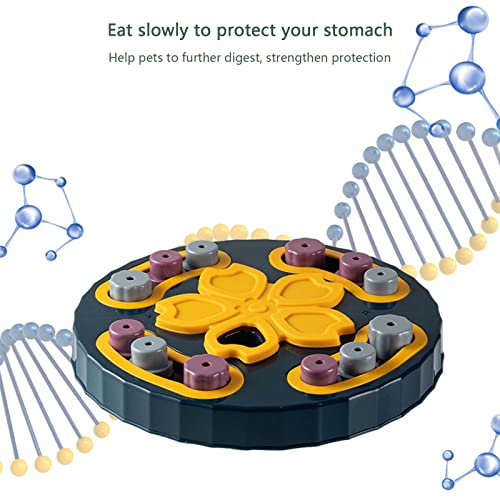 unknowns Juguete de Rompecabezas de Trato de Perro Interactivo para Entrenamiento Intelectual para la Bandeja de alimentación Lenta de para Juguetes educativos de Perros pequeños para Perros Perro