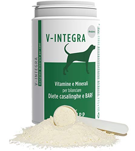 V-Integra Integratore Cane Anziano Vetekipp Perro de Edad Avanzada - Alimento Mineral para la Dieta casera del Perro de Edad Avanzada - 200 g