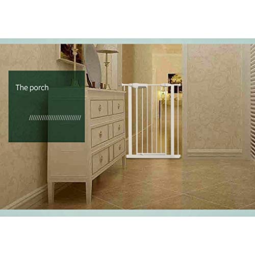 Valla Barrera De Seguridad Bebé Puertas Del Animal Doméstico For Escaleras Escalera Barandilla Perro Casero De La Puerta Chimenea Valla Presión Monte ( Color : Hight76cm-width , Size : 75-83cm )