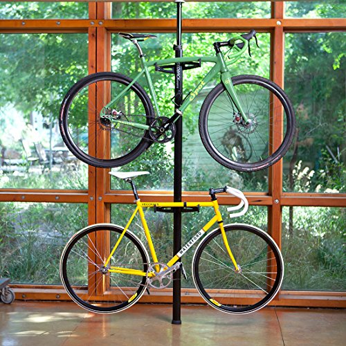 VELO COLUMN (2-BIKE STORAGE RACK) BLACK