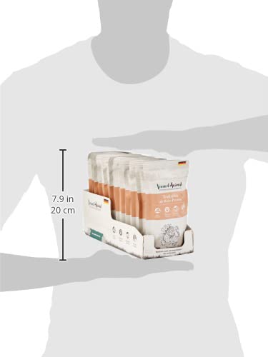 Venandi Animal - Pienso Premium para Gatos - Pavo como monoproteína - Completamente Libre de Cereales - Pouches 12 x 125 g