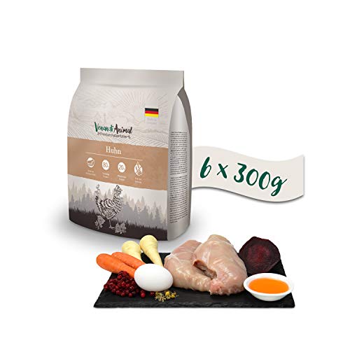 Venandi Animal - pienso seco para Gatos - Pollo como pienso seco - Completamente Libre de Cereales - 6 x 300 g